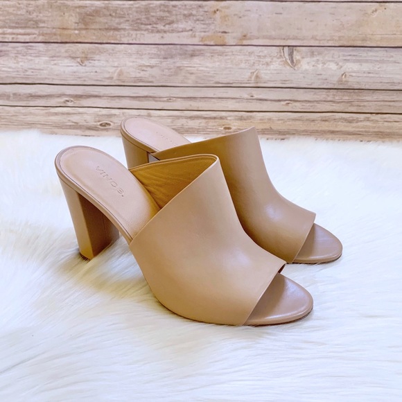 Vince Shoes - Vince Hanna Block Heel Peep Toe Sandals